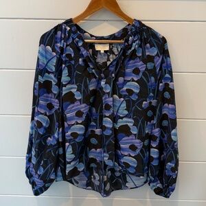 Silk Westside Tie Blouse